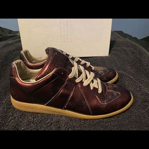 Maison Margiela Sneaker Burgundy Metallic